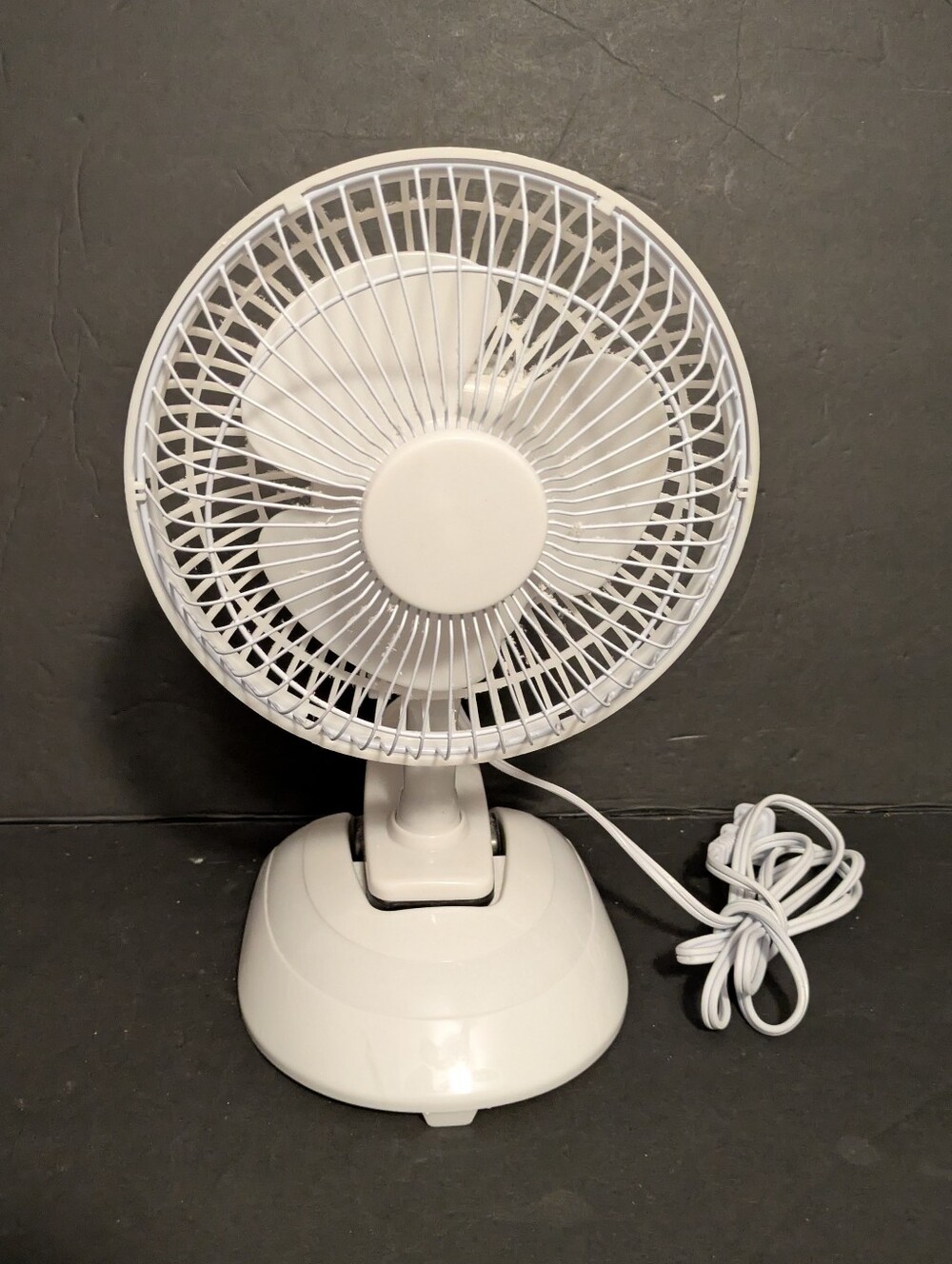 Fan Desk or Clip On White Compact Fan Home Accents